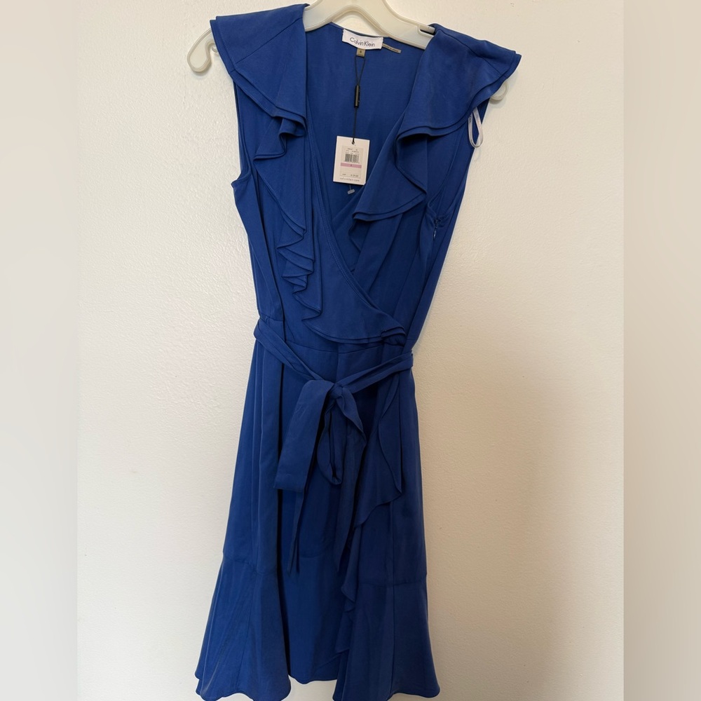Calvin Klein Royal Blue Midi Dress